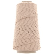 Cotton Supreme 3XL Combed Macrame Cotton Cord Spool - Blush x75m