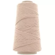 Cotton Supreme 3XL Combed Macrame Cotton Cord Spool - Blush x75m