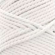 Spool of cotton macramé cord 3 mm - Ecru x50m