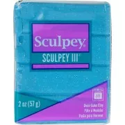 Sculpey III 57 gr - Blue Glitter (n°549)