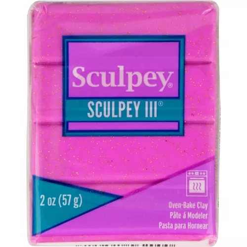 Sculpey III 57 gr - Violet Glitter (n°562)