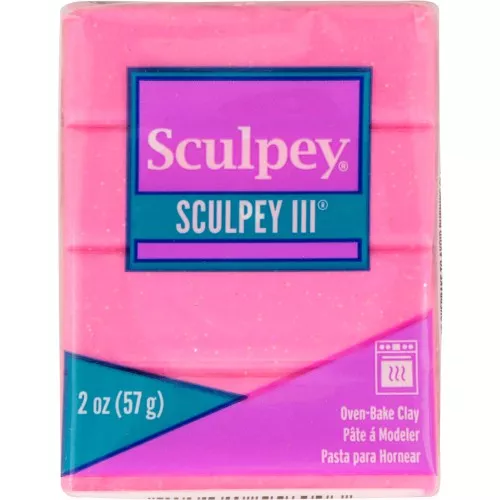 Sculpey III 57 gr - Pink Glitter (n°558)