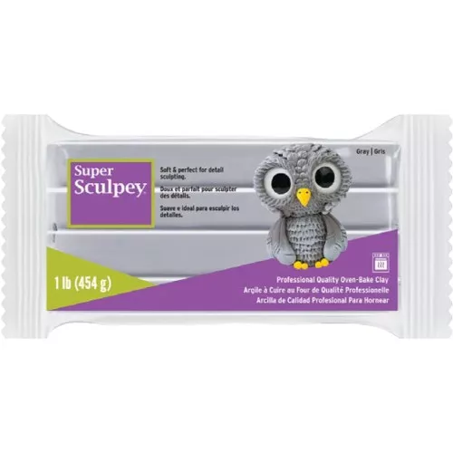 Super Sculpey Original Modelling Clay 454 gr - Grey x1