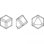 PureCrystal 4841 Flat Back Stone 4mm Crystal Vitrail Light x1