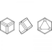 PureCrystal 4841 Flat Back Stone 4mm Crystal AB x1