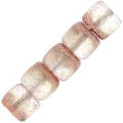 6x5mm Czech Recycled Glass Beads - Etched Crystal Sunset x20|raw }}