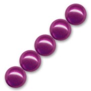 Pearly beads 10mm Red Fuchsia x20|raw }}
