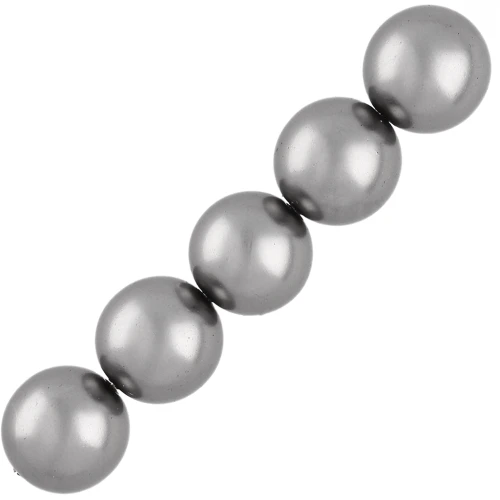 Pearly beads 10mm Grey x20