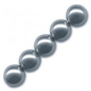 Pearly beads 10mm Dark Grey x20|raw }}