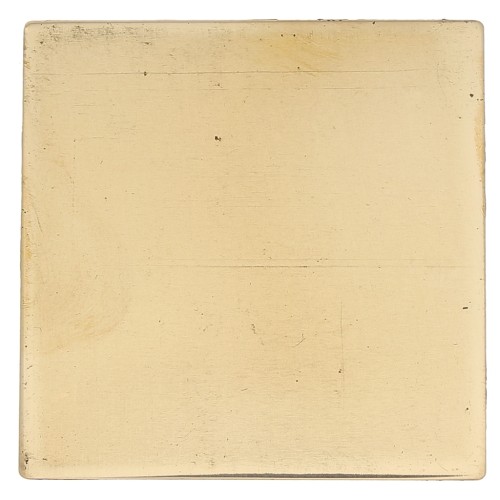 Brass plate 50x50 mm - thickness 0.8 mm - Brass x1