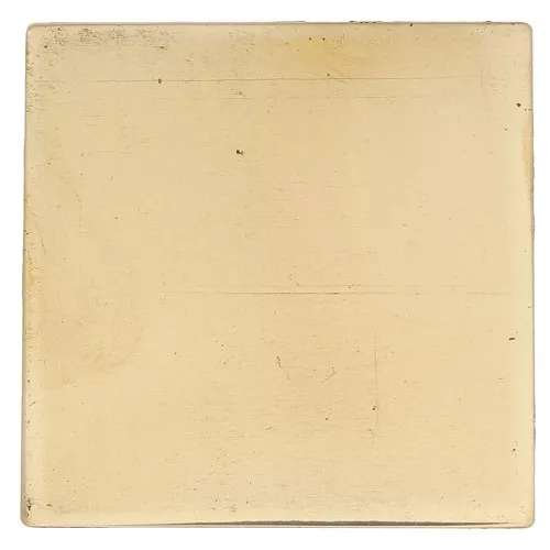 Brass plate 50x50 mm - thickness 0.8 mm - Brass x1