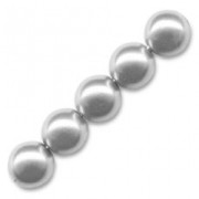 Pearly beads 8mm Grey x25|raw }}