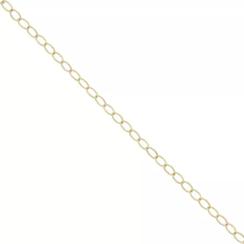 2.7mm Gold filled cable chain x50cm