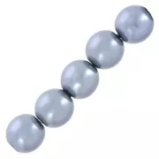 Pearly beads 6mm Blue x50