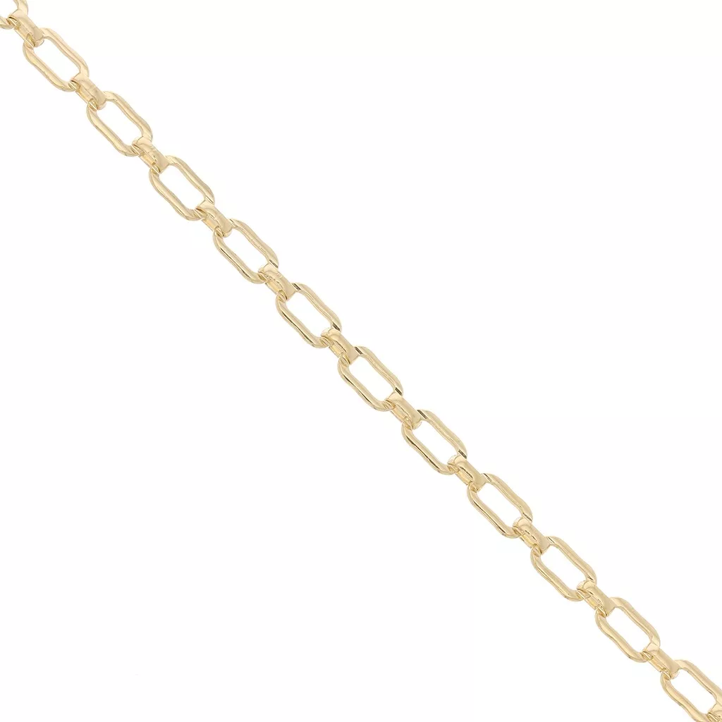 Gold filled Fancy Rectangle Chain x20cm Perles Co