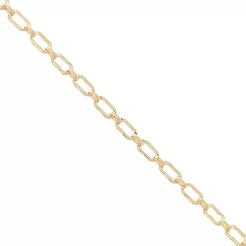 3.7mm Gold filled Fancy Rectangle Chain x20cm