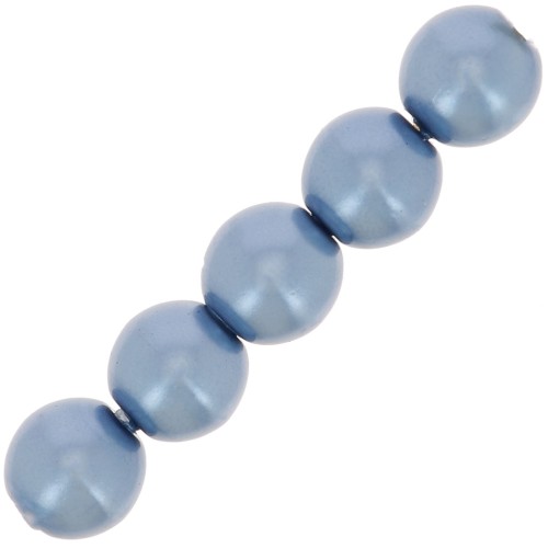 Pearly beads 4mm Sea Foam x100