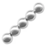 Pearly beads 4mm Grey x100