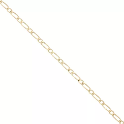 2.2mm Gold filled Alternating figaro chain (1x1) x50 cm