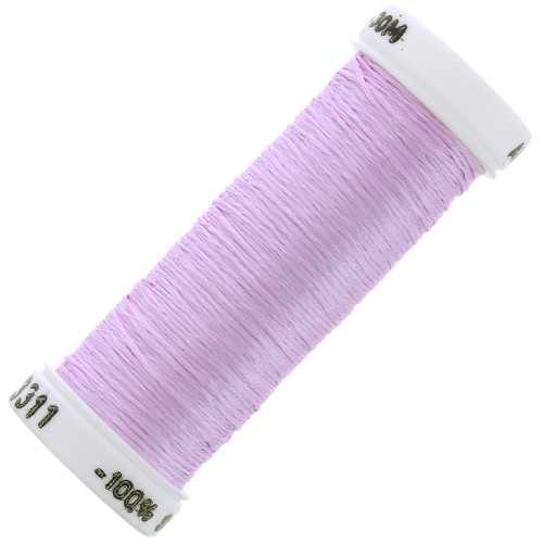 Oval silk embroidery thread for traditional embroidery -  Mauve  (3311) x30m