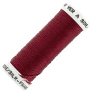 Oval silk embroidery thread for traditional embroidery - burgundy (2646) x30m