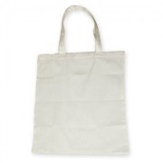 Shopping Bag in cotton 37,5x42cm natural x1