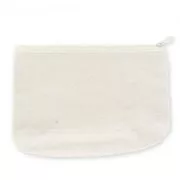 Make-up kit in cotton 18x14cm natural x1