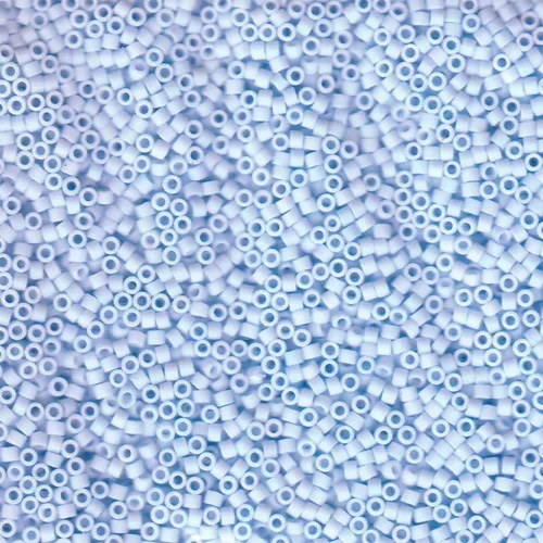 5 G Miyuki Delica Rocailles Seed Beads, 11/0 (1.6 Mm) Opaque Denim