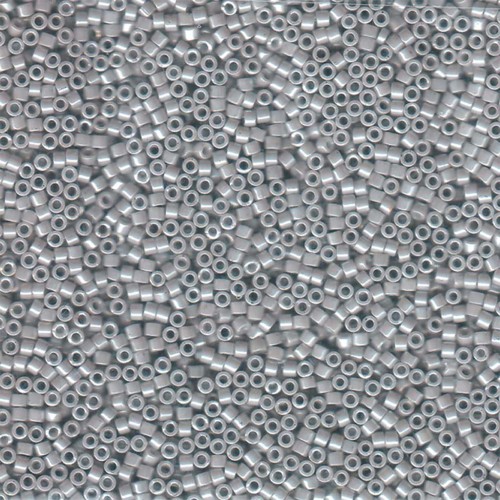 Miyuki Delica 11/0 DB1538-1 - Opaque Light Smoke Ceylon, 8 g