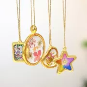 20x33.5mm Drop-shaped Pendant for UV & bi-component resin - Fine Gold Plated x1