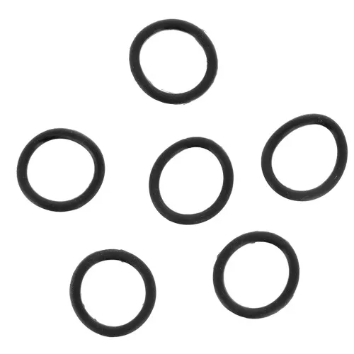 Silicone Rings for Eyeglass Clips - Black x10