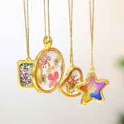 31.5x34 mm Star-shaped Pendant for UV & bi-component resin - Rhodium Tone x1