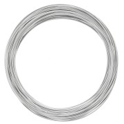 60mm Memory Bracelet - Rhodium Tone x112 loops|raw }}