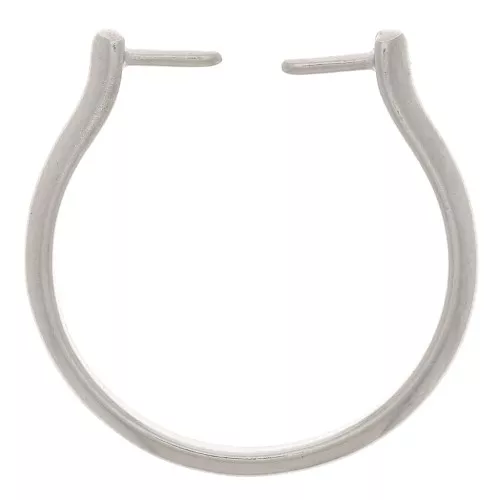 Adjustable and interchangeable thin ring T.53 to T.55 - Rhodium x1