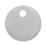 8mm Stainless Steel 304 Mini round sequins engraved S. Steel x10