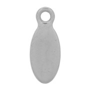 10x4mm Stainless steel 304 Mini sequins drops engraved S. Steel x10