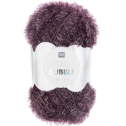 Creative Bubble - Tawashi sponge crochet thread - Mauve x50g