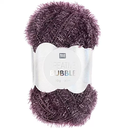 Creative Bubble - Tawashi sponge crochet thread - Mauve x50g