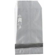 7x12cm Paper pouch - Silver Tone x1