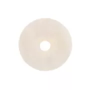 12mm mother of pearl Heishi round beads - Natural x10