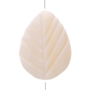 18x12mm Mother of pearl beads - leaf shape - Natural x10|raw }}