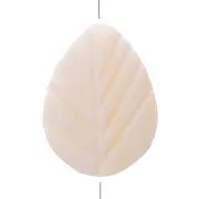 18x12mm Mother of pearl beads - leaf shape - Natural x10