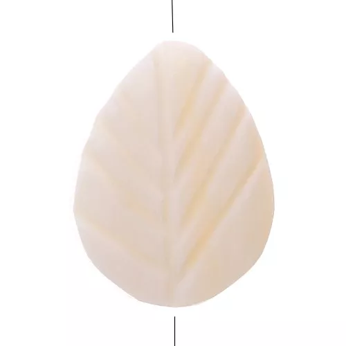 18x12mm Mother of pearl beads - leaf shape - Natural x10