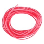 Cotton waxed cord 2mm Red Fuchsia x5m