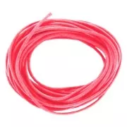 Cotton waxed cord 2mm Red Fuchsia x5m