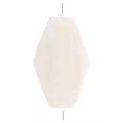 24x14mm Mother of Pearl Beads - Rhombus shape - Natural x5