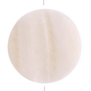 25mm Mother of pearl flat beads - Natural x2|raw }}