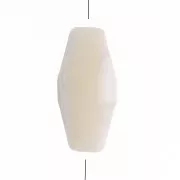 12x6mm Mother of Pearl Beads - Rhombus shape - Natural x10