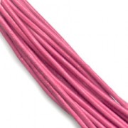 Leather cord 2mm Dark Rose Fuschia x 2m|raw }}
