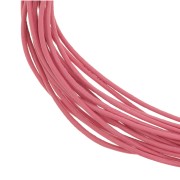 Leather cord 1mm Rose Fuchsia x 2.95m|raw }}